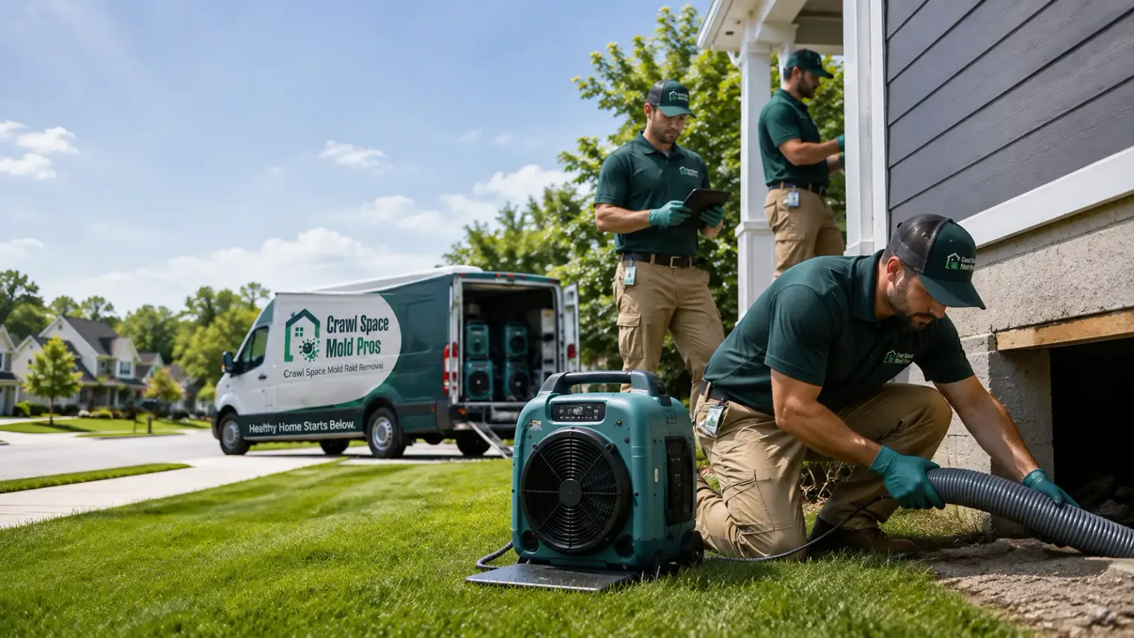 Crawl Space Mold Removal in La Mesa, CA
